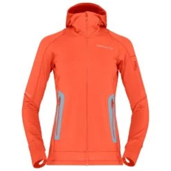 Polaire Norrona Falketind Power Grid Hood W's Orange Alert