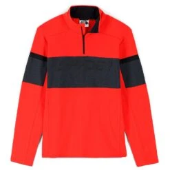 Polaire Spyder Speed Half Zip Volcano Ebony