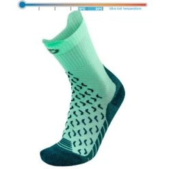 Chaussettes Therm-Ic Outdoor Ultracool Crew Lady Vert Clair