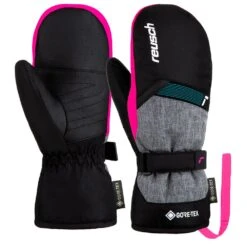 Moufles Reusch Flash Gore-Tex Junior Mitten Black Melange Pink Glo -Ski Matériel Promotion Magasin 436d4c0f4e255cbaecb983eaff97be7f6696ab15 H23REUSACC3324912 4