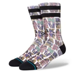 Chaussettes Stance Crew Sock Wakanda Forever White