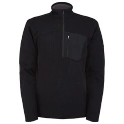 Polaire Spyder Bandit Half Zip Black -Ski Matériel Promotion Magasin 6835be07401024734ffdf790bb1da7c951e4f461 H21SPYDTTH013 3