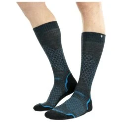 Chaussettes La Chaussette De France Glaciers Gris Bleu