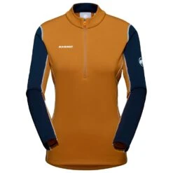 Polaire Mammut Aenergy ML Half Zip Pull Women Cheetah Marine