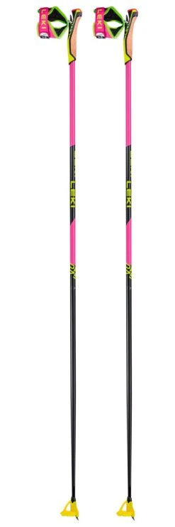 Bâton Fond Leki Prc 750 Neon Pink Neon Yellow Black