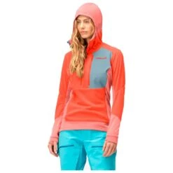 Polaire Norrona Lofoten Thermal Pro Hood W's Orange Alert Peach Amber -Ski Matériel Promotion Magasin 963c025ff7c7a4e6182213c446a1e0a55a75313a H23NORRTTH2262526 5