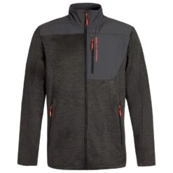Polaire Protest Prthammeren Full Zip Deep Grey