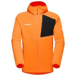 Polaire Mammut Madris Light Ml Hooded Jkt M Dark Tangerine