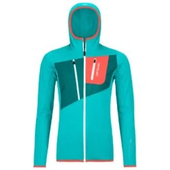 Polaire Ortovox Fleece Grid Hoody W Ice Waterfall